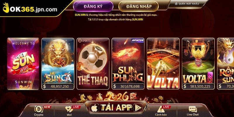 Sunwin – thương hiệu giải trí trực tuyến có độ nhận diện cao